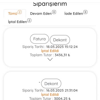 Lastik Siparişlerim Neden Sürekli İptal Ediliyor?