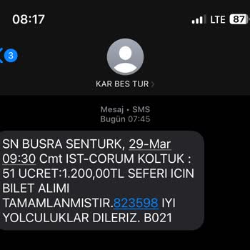 Karbes Turizm İle Gecikmeli Ve Güvensiz Yolculuk Deneyimi