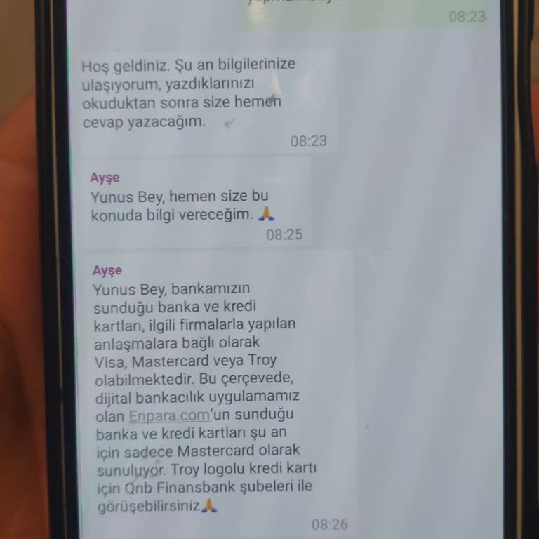 Enpara'da Troy Ödeme Sistemi Eksikliği Müşteriyi Hayal Kırıklığına Uğratıyor