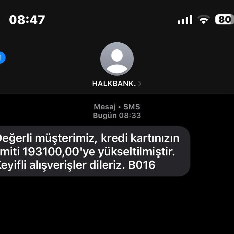 İzinsiz Kredi Kartı Limit Artışı