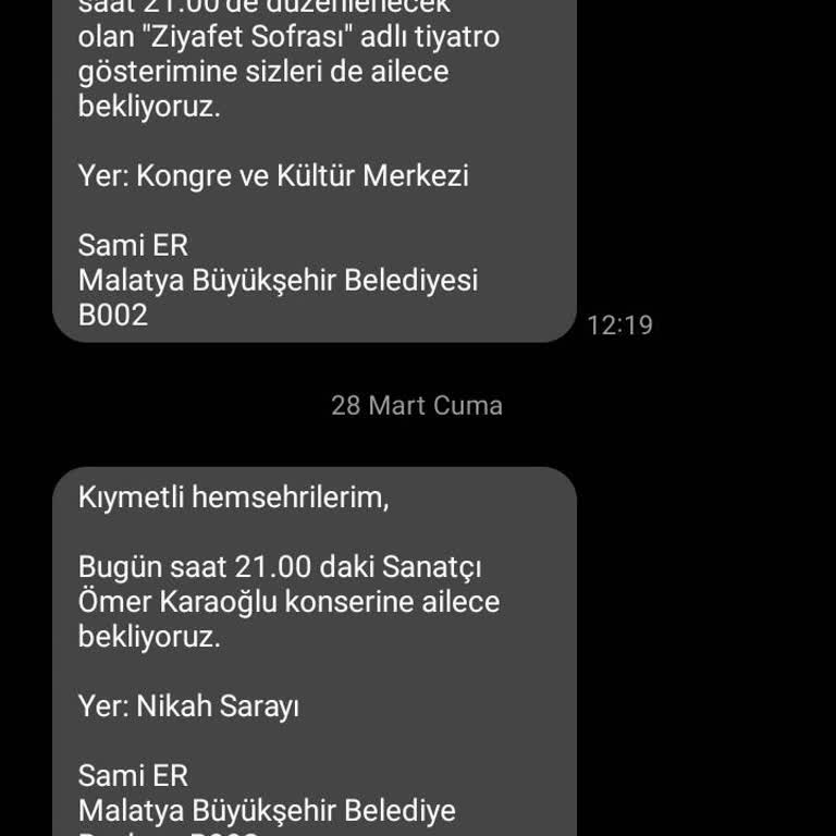 Yanlış Telefon Numarasına Gönderilen Mesajlar