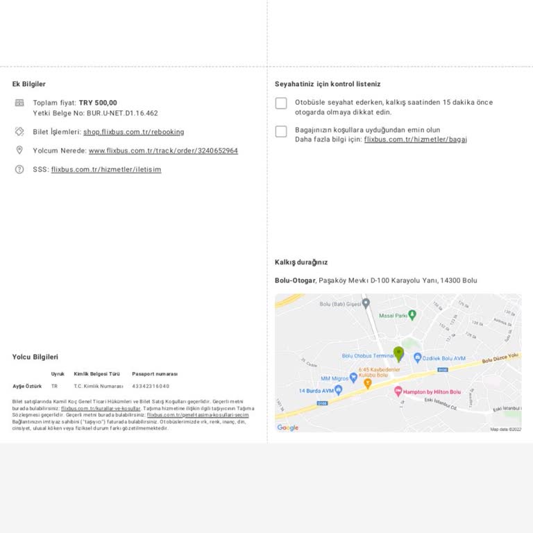 Kamil Koç Servis Güzergahı Ve Saat Sorunu