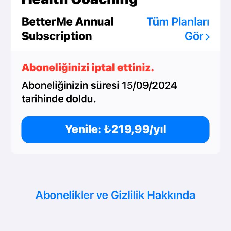 İzinsiz Çekim Ve İade Talebi: Betterme Uygulaması