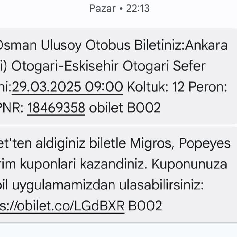 Otobüs Hareket Saatine Uymayan Firma Ve Kaba Davranışlar