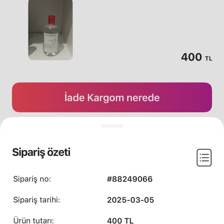 Gardrops'tan İade Ödemesi Yapılmıyor