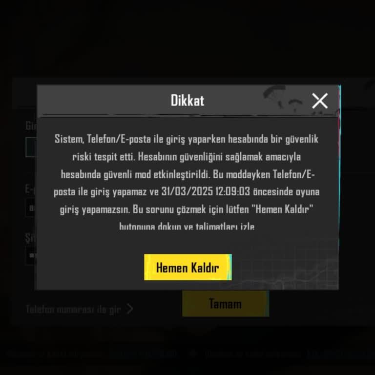 PUBG Mobile X-suit Kasa Alımında Güvenlik Riski Ve Hesaba Erişim Sorunu