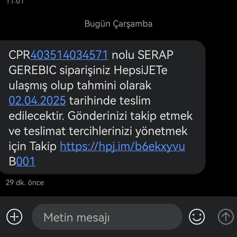 Hepsijet Kilis Şubesinden Paket Teslimatında Gecikme Ve İletişim Sorunları
