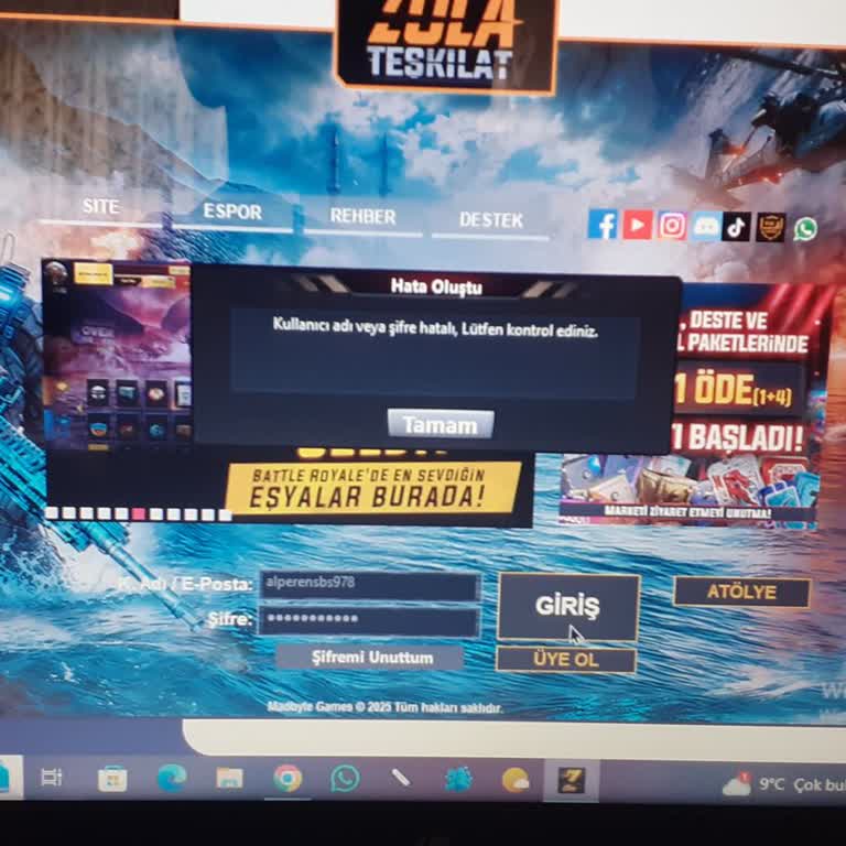 Emekle Geliştirilen Zula Hesabım Çalındı: Destek Ekibinden Yanıt Bekliyorum