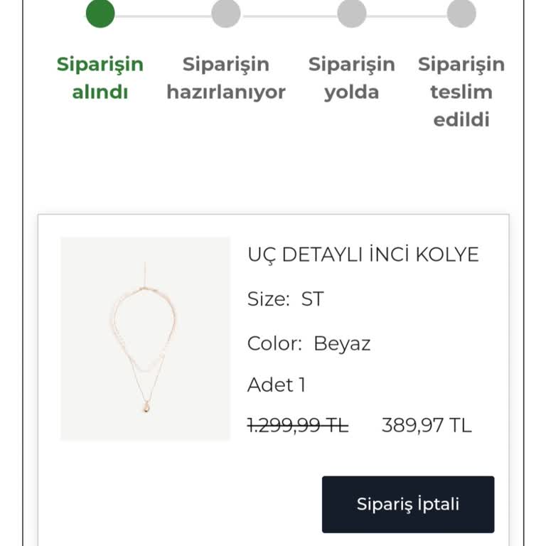 İnternetten Sipariş Edilen Ürün Gönderilmedi
