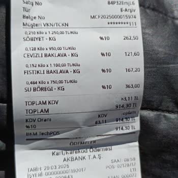 Soğuk Ve Kuru Börek Hayal Kırıklığı Yarattı