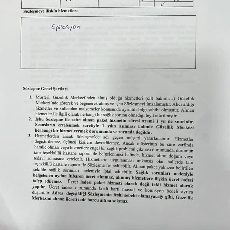 Epilasyon Paketi İptal Sorunu Ve İletişim Eksikliği
