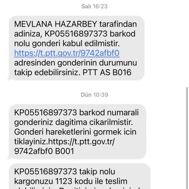 PTT Kargo'nun Teslimat Gecikmesi