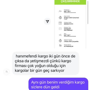 İade Ve Kargo Sorunlarıyla Karşılaştım
