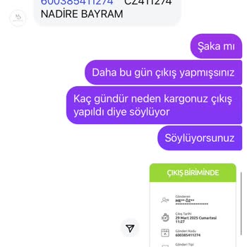 İade Ve Kargo Sorunlarıyla Karşılaştım