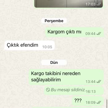 İade Ve Kargo Sorunlarıyla Karşılaştım