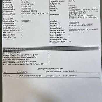 İade Kargo Ücretinin Ödenmemesi