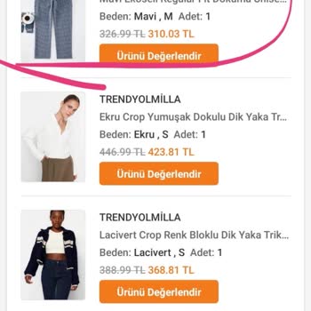 Trendyolmilla'dan Eksik Ve Hasarlı Ürün Teslimatı