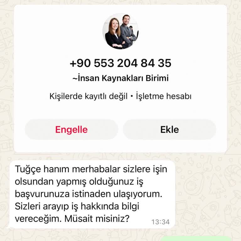 İş Başvurusunda Yanıltıcı Bilgilendirme Mağduriyeti