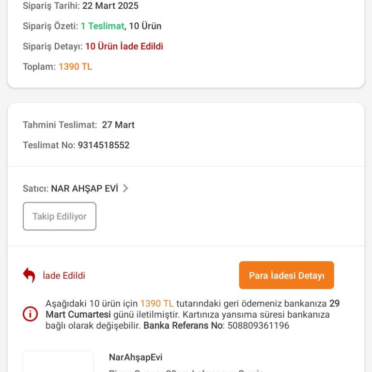 Trendyol'da Fiyat Artışı Ve Yanlış İade İşlemi Sorunu