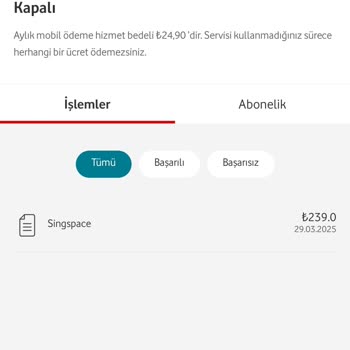 Bilinmeyen Singspace Aboneliği Ve İptal Çıkmazı