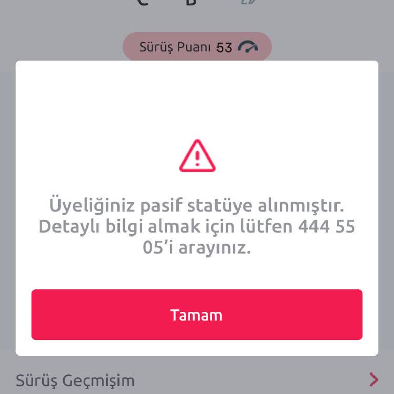 Hesabım Nedensiz Yere Pasife Alındı, Araç Kiralamam Gerekiyor!