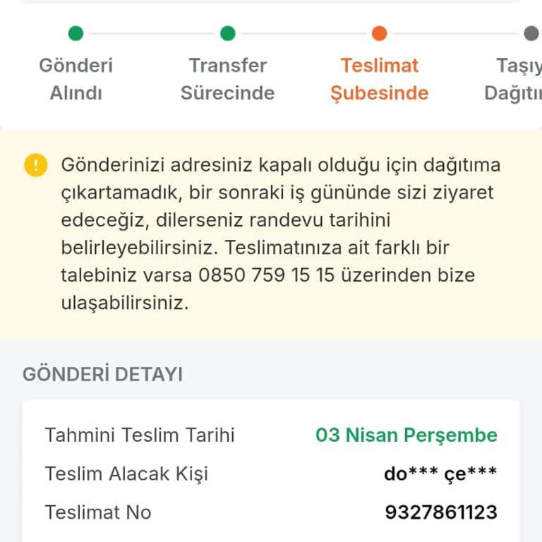 Bayram Öncesi Teslimat Sorunu Ve İletişim Eksikliği