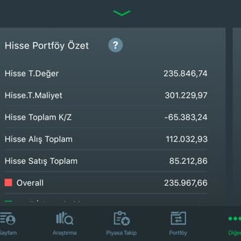 Yatırım Hesabında Anlaşılmaz Zarar