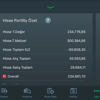 Yatırım Hesabında Anlaşılmaz Zarar