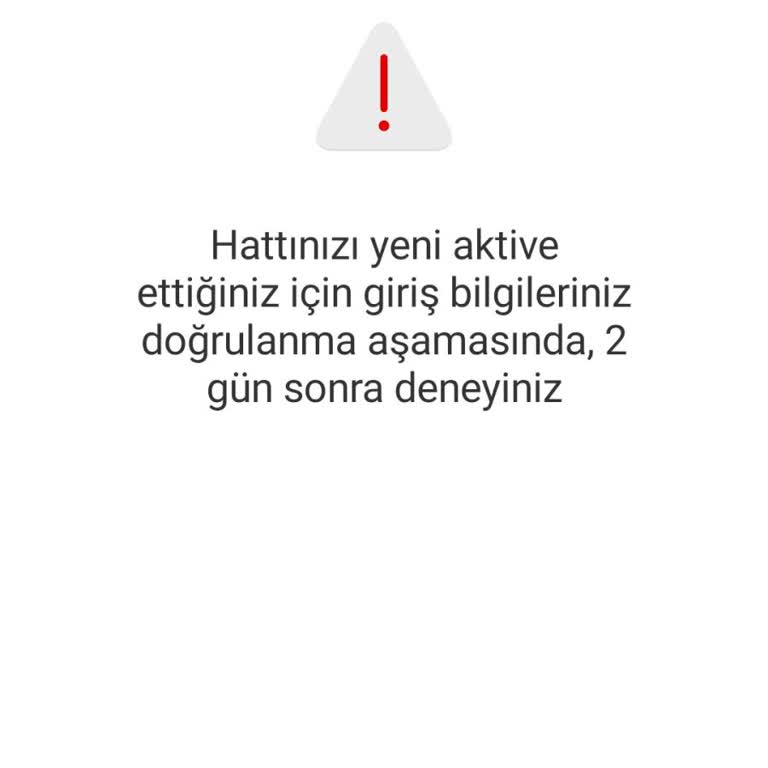 Vodafone Fırsatlar Dünyasına Erişim Sorunu