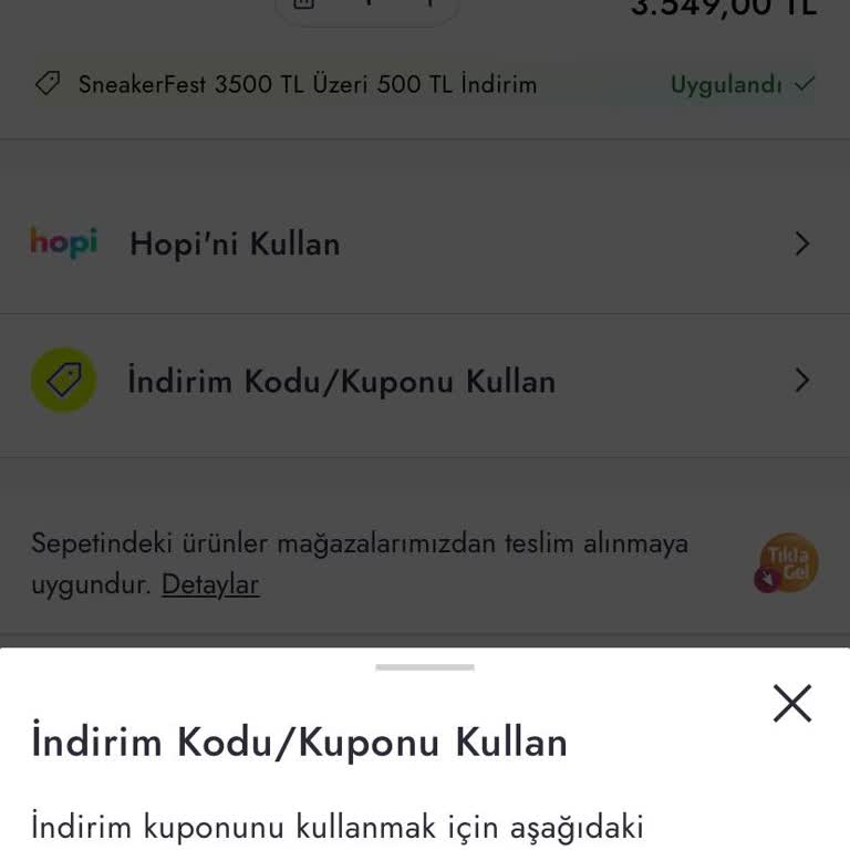 Boyner Hediye Çeki Kullanımında Karşılaşılan Sorun