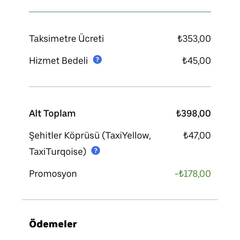 Uber Yolculuğunda Fazla Ücret Alındı!