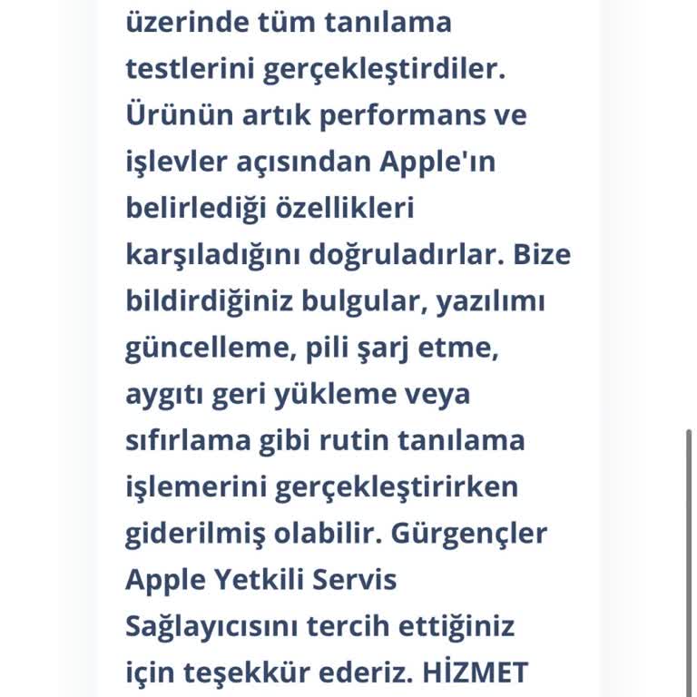 Teknik Serviste Çözülmeyen Apple Watch Sorunu