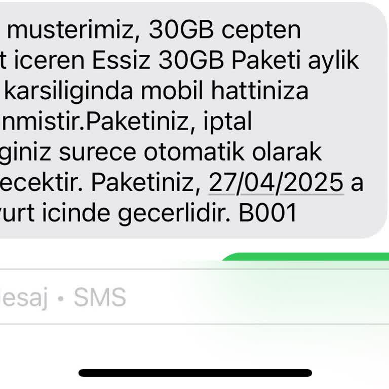 İptal Edilemeyen Paket Mağduriyeti