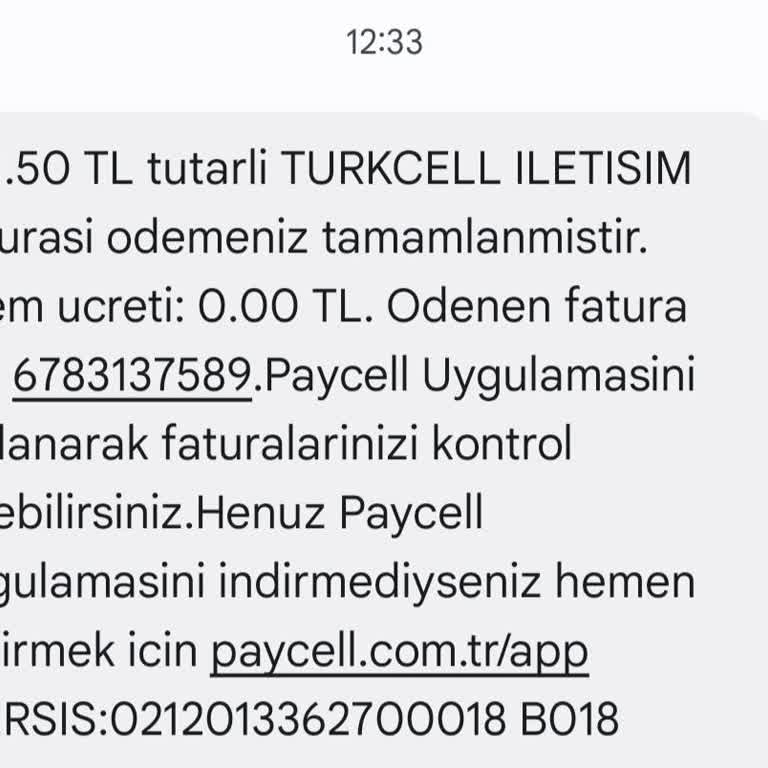 Yanlış Fatura Ödemesi Ve İlgisiz İşlem