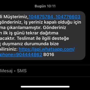 Teslimat Sorunu: Açık Ofise Kapalı Denildi, Müşteri Hizmetleri İlgisiz