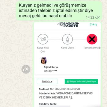 Kurye Hatası Yüzünden Mağduriyet Yaşadım