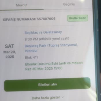 Viagogo'dan Alınan Biletlerin Passolig'e Yüklenmemesi