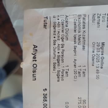 Eksik Ürün Ve Saygısızlık: Migros Yemek'te Şok Deneyim