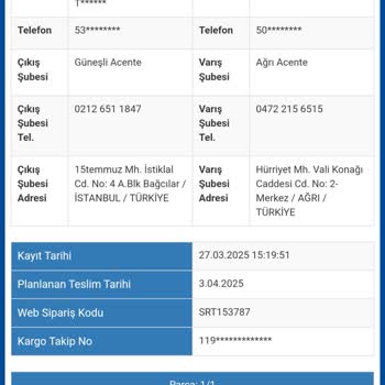 Yanlış Yönlendirilen Kargo Ve İlgisiz Hizmet