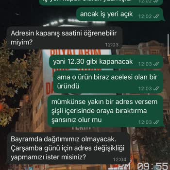 Teslimat Sorunu: İş Yerine Getirilmeyen Ürün