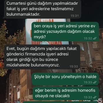 Teslimat Sorunu: İş Yerine Getirilmeyen Ürün