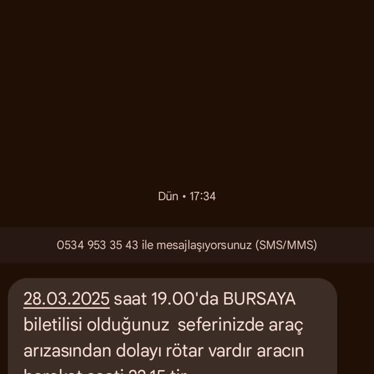 Metro Turizm'de Rötar Ve Koltuk Karmaşası