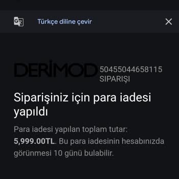 Derimod'dan Açıklamasız İptal Şoku: Siparişim Neden İptal Edildi?