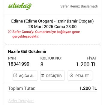 Uludağ Turizm İle Zaman Kaybı Ve Mağduriyet