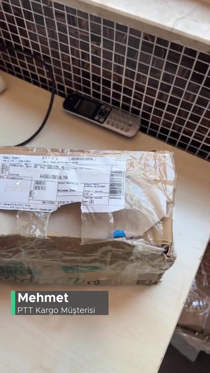 PTT Kargo Paketin İçinden Malzeme Alınıyor videonun kapak resmi