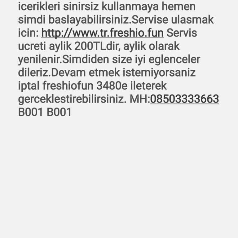 Hizmet Almadım, Fatura Ödedim: Operatör Hatası