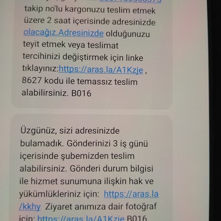 Kargo Şirketinin Yanıltıcı Mesajları Ve Evde Bulunamama Sorunu