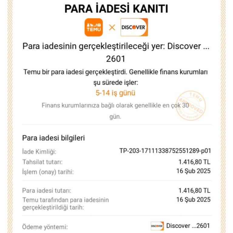 İade Edilmeyen Para Ve Oyalama Taktikleri