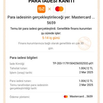 Temu'dan Yanlış Sipariş Ve İade Sürecinde Yaşanan Mağduriyet