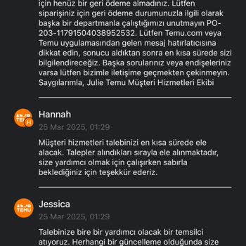 Temu'dan Yanlış Sipariş Ve İade Sürecinde Yaşanan Mağduriyet